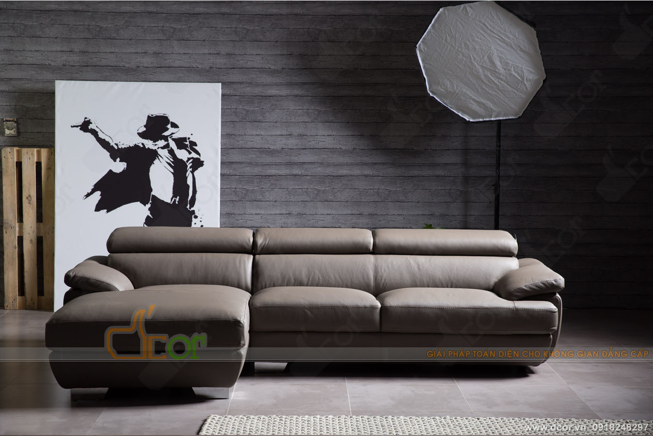 Đơn giản và tinh tế với sofa góc – DG1069 > 